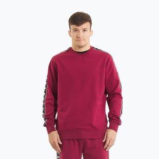 Bluza męska Pitbull Tape Nugget Crewneck Sweatshirt burgundy