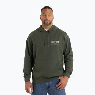 Bluza męska Pitbull Troublemaker Hooded Sweatshirt old green