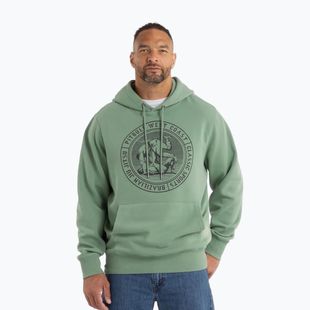 Bluza męska Pitbull Vintage Bjj Hooded Sweatshirt washed green