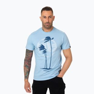 Koszulka męska Pitbull Palms light blue