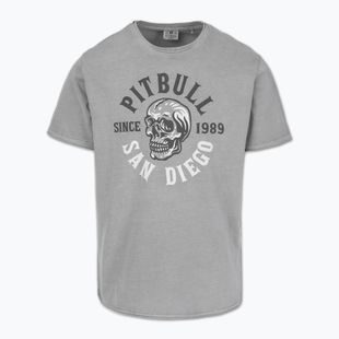 Koszulka męska Pitbull Shkull Logo grey