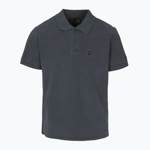 Koszulka polo męska Pitbull Washed Polo dark graphite