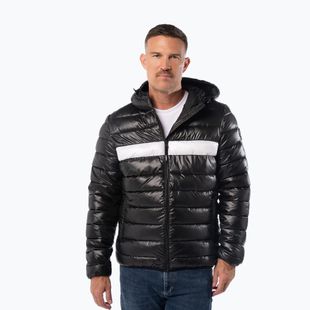 Kurtka zimowa męska Pitbull Shatto Quilted Hooded black