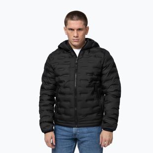 Kurtka zimowa męska Pitbull Camino Quilted Hooded black