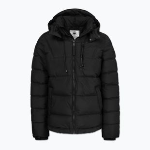 Kurtka zimowa męska Pitbull Piedmont Quilted Hooded black