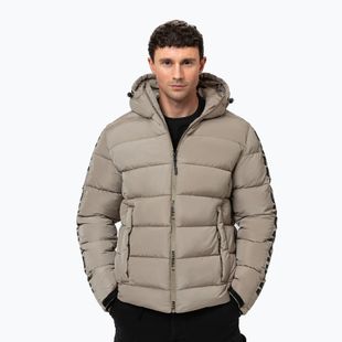 Kurtka zimowa męska Pitbull Airway 4 Padded Hooded pale sand