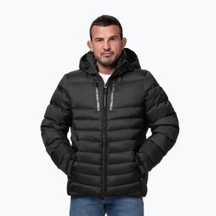 Kurtka zimowa męska Pitbull Crestline Padded Hooded black