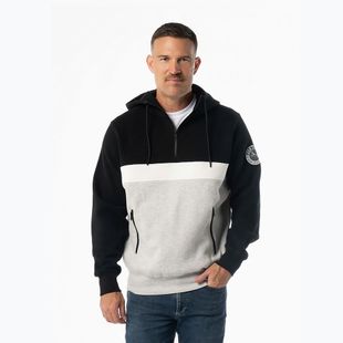 Bluza męska Pitbull Gibson Hooded black/grey melange