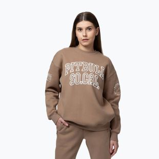 Bluza damska Pitbull Crewneck Fiora chocolate mousse