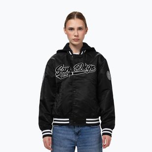 Kurtka damska Pitbull Angela San Diego Hooded Varsity black