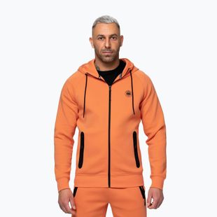 Bluza męska Pitbull Dogwood Hooded Zip Sweatshirt fluo orange