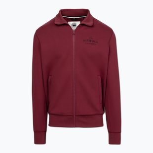 Bluza męska Pitbull Sampson Zip burgundy