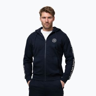 Bluza męska Pitbull Tape Parker Hooded Zip dark navy
