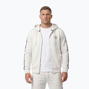 Bluza męska Pitbull Tape Parker Hooded Zip off white