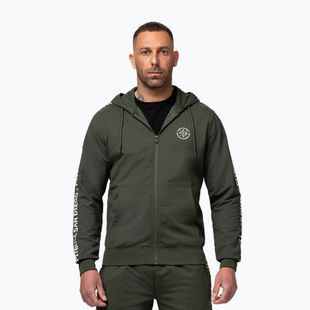 Bluza męska Pitbull Tape Parker Hooded Zip old green