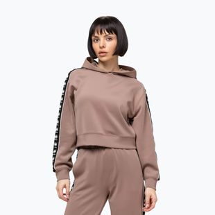 Bluza damska Pitbull Verona Hooded Oversize chcolate mousse