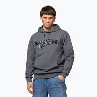 Bluza męska Pitbull MC Sweatshirt Hooded graphite
