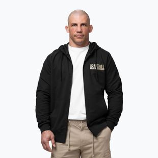 Bluza męska Pitbull USA Hooded Zip black