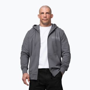 Bluza męska Pitbull World Sweatshirt Zip Hooded graphite