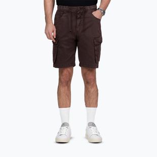 Spodenki męskie Pitbull Proctor Drawstring Cargo dark brown