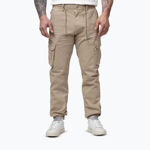 Spodnie męskie Pitbull Proctor Drawstring Joggery Cargo light sand