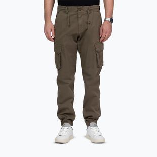 Spodnie męskie Pitbull Proctor Drawstring Joggery Cargo olive