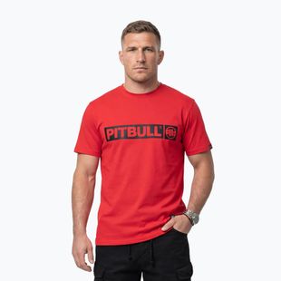 Koszulka męska Pitbull Hilltop fluo/red