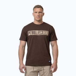 Koszulka męska Pitbull Eighty Nine Dog dark chocolate