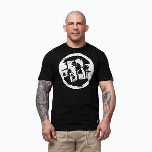 Koszulka męska Pitbull Logo Palms black