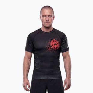 Rashguard męski Pitbull Ray Rashguard fluo/red