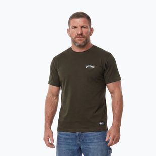 Koszulka męska Pitbull O'Side Small dark green