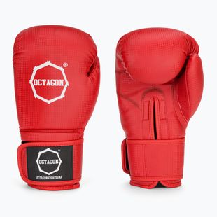 Rękawice bokserskie Octagon Kevlar red