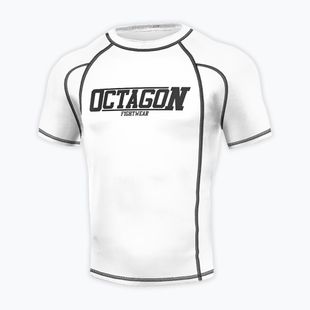Rashguard męski Octagon Premium Fight Wear white