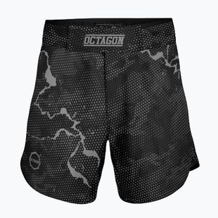 Spodenki treningowe męskie Octagon Marble Camo MMA camo grey