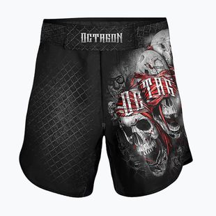 Spodenki treningowe męskie Octagon The Rules MMA black/multicolor
