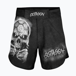Spodenki treningowe męskie Octagon Oldskull Fans MMA black/multicolor