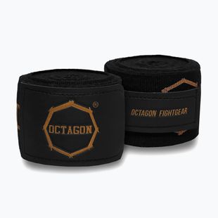 Bandaże bokserskie Octagon Fightgear Supreme Printed 500 cm black/gold