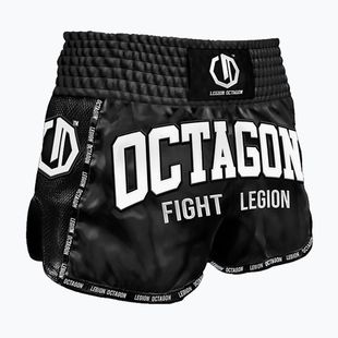 Spodenki treningowe Octagon Kickboxing/Muay Thai Legion Fight Legion Premium black/white