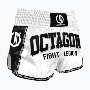 Spodenki treningowe Octagon Kickboxing/Muay Thai Legion Fight Legion Premium white