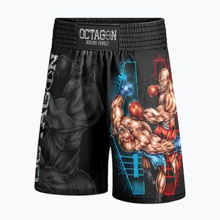 Spodenki bokserskie męskie Octagon Boxing Family black/multicolor