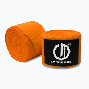 Bandaże bokserskie Octagon Legion Standard 400 cm orange