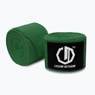 Bandaże bokserskie Octagon Legion Standard 400 cm dark green