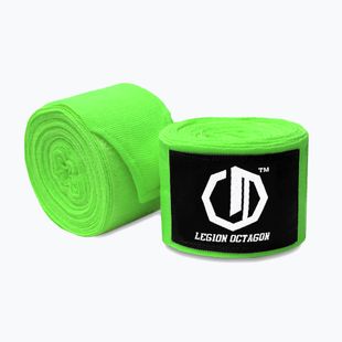 Bandaże bokserskie Octagon Legion Standard 400 cm light green