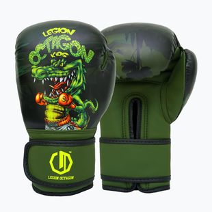 Rękawice bokserskie Octagon Legion Crocodile green/multicolour