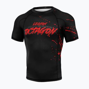 Rashguard męski Octagon Premium No Mercy black/multicolor