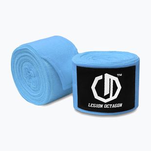 Bandaże bokserskie Octagon Legion Standard 300 cm light blue