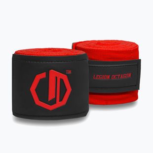 Bandaże bokserskie Octagon Legion Supreme 500 cm red