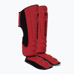 Ochraniacze piszczeli i stóp Octagon Legion Enforcer dark red