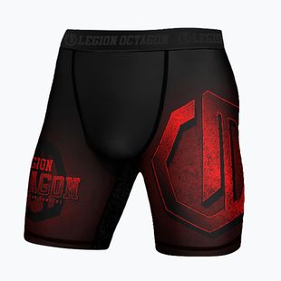 Spodenki treningowe męskie Octagon Legion Conquest black/red