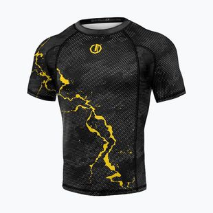 Rashguard męski Octagon Legion Premium black/yellow